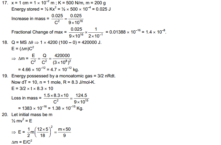 The Theory of Relativity HC Verma Concepts of Physics Solutions