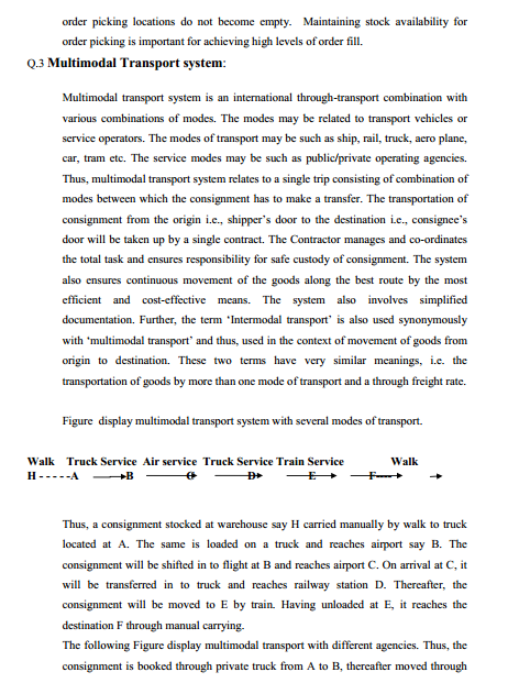  Transportation System & Logistic Management Syllabus 
