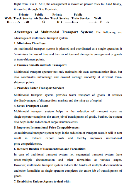  Transportation System & Logistic Management Syllabus 