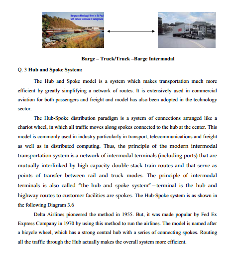  Transportation System & Logistic Management Syllabus 
