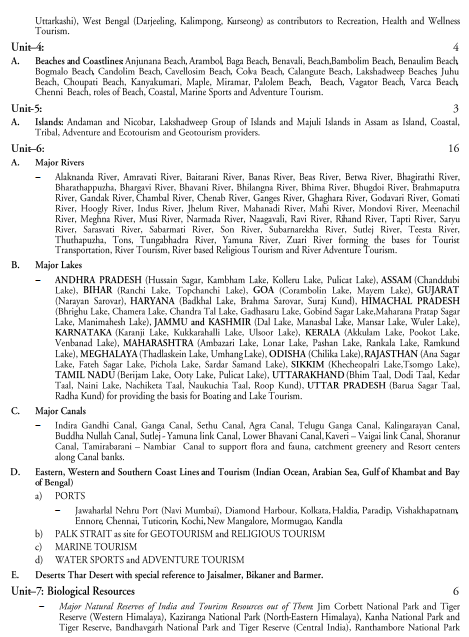  Travel and Tourism Syllabus 