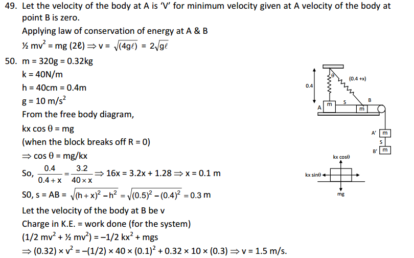 Work and Energy HC Verma Concepts 